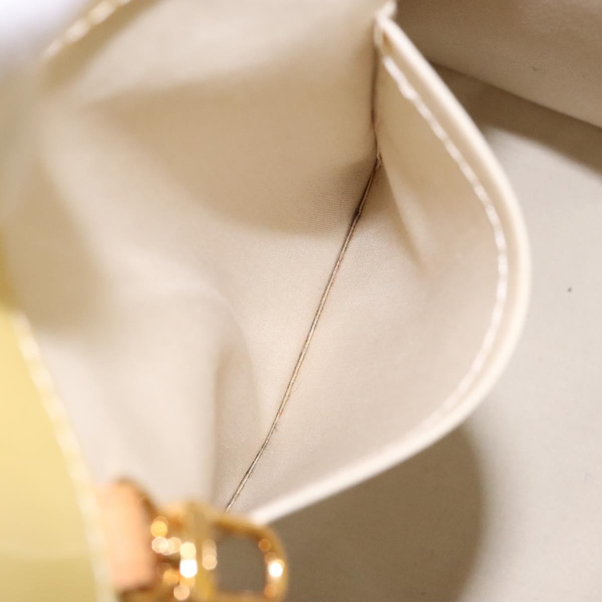 Louis Vuitton Catalina Handbag Monogram Vernis, YELLOW, PATENT_LEATHER, Tote bag