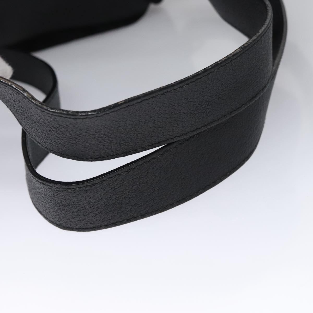 Gucci Vintage Bamboo Backpack Leather, BLACK, SUEDE, Backpack