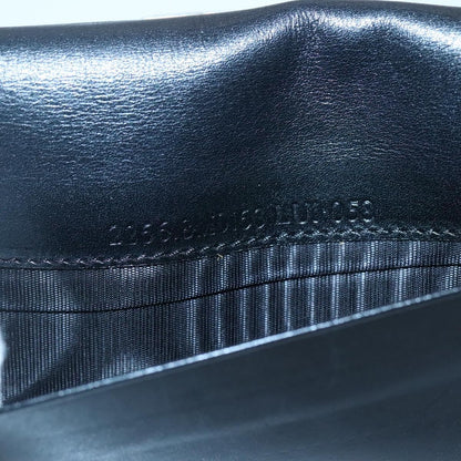 Fendi FF Flap Wallet Zucca Canvas with Embossed Leather, BLACK, CANVAS, Wallets