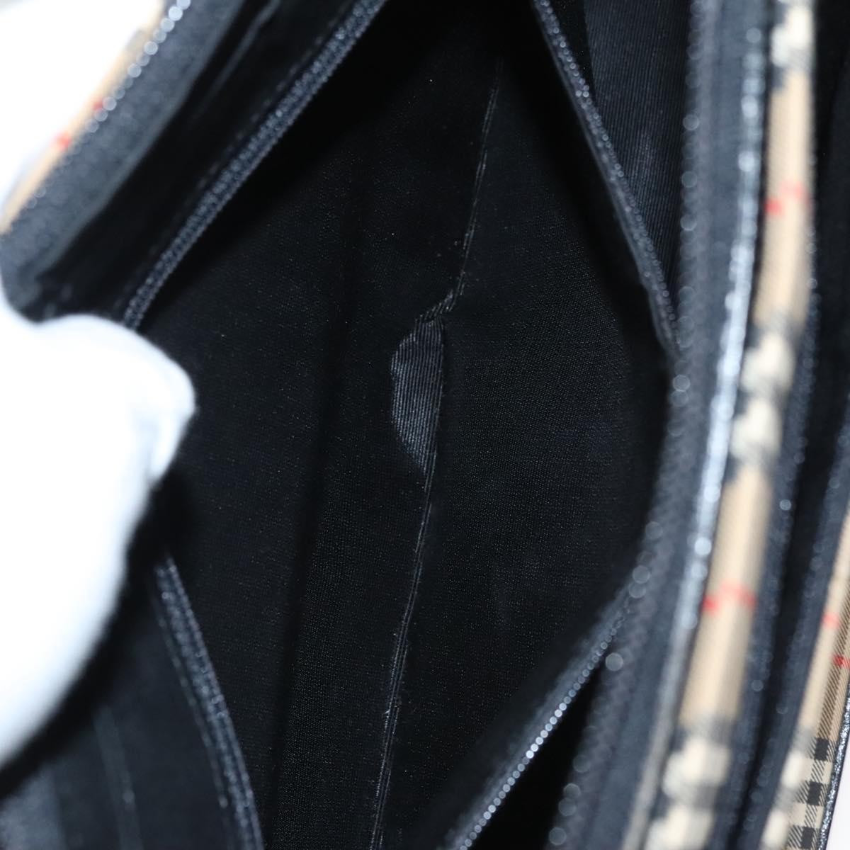 Burberry Nova Check Handbag Nova Check Canvas and leather, BEIGE, CANVAS, Handbag