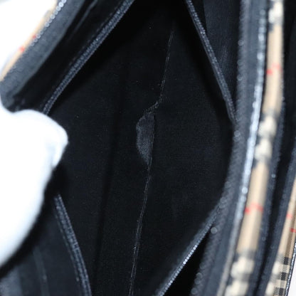 Burberry Nova Check Handbag Nova Check Canvas and leather, BEIGE, CANVAS, Handbag