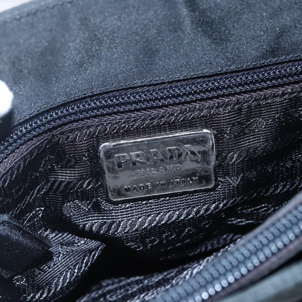 Prada Vintage Shoulder Bag Tessuto, BLACK, NYLON, Shoulder bag