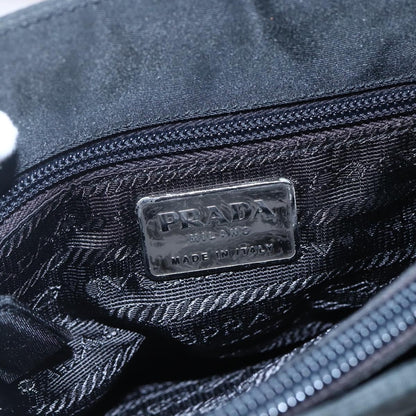 Prada Vintage Shoulder Bag Tessuto, BLACK, NYLON, Shoulder bag