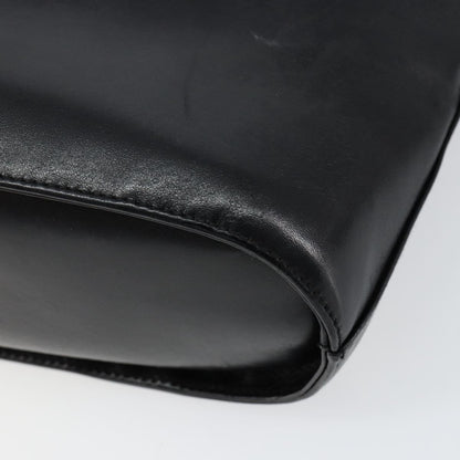 Salvatore Ferragamo Vintage Handbag Leather, BLACK, LEATHER, Handbag