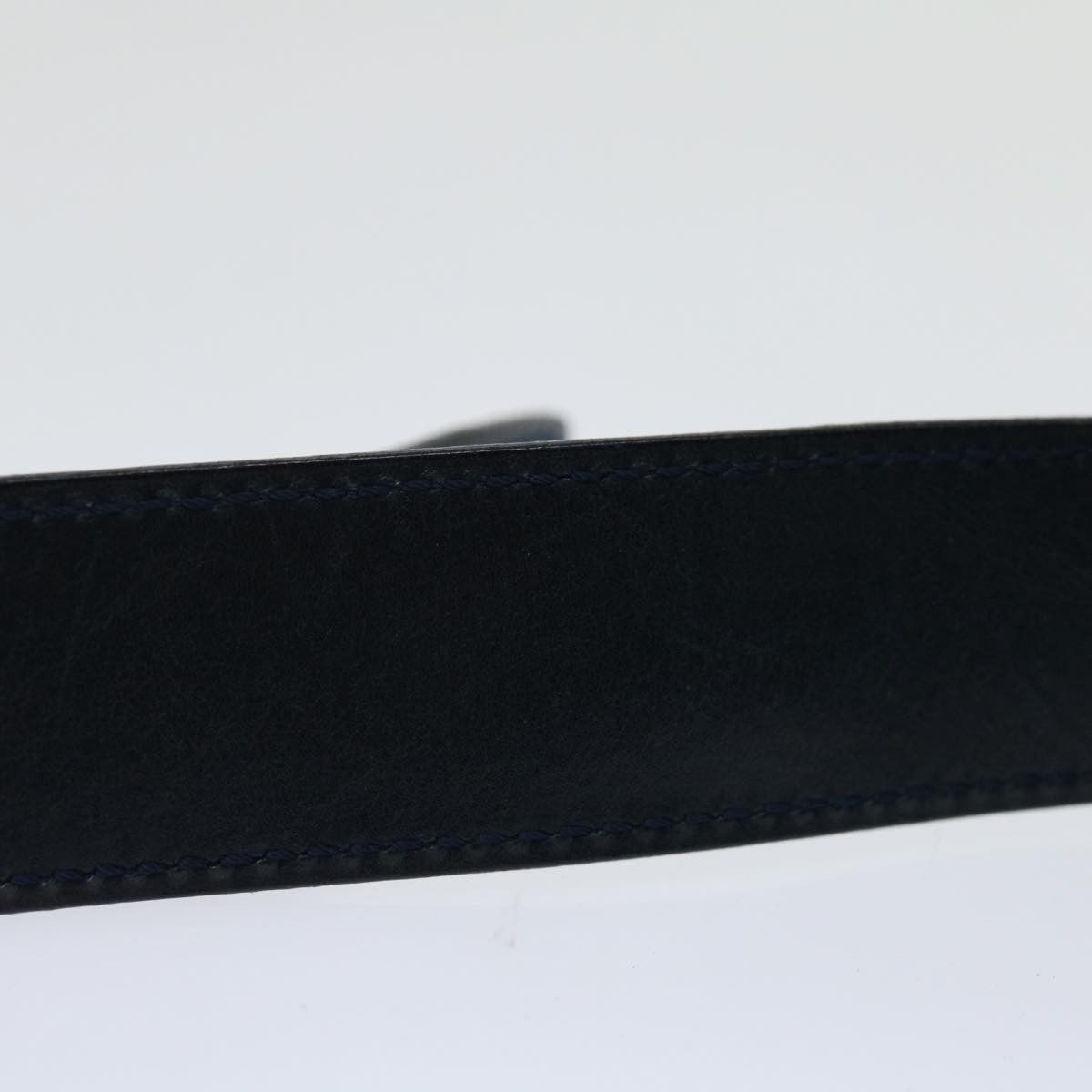 Celine Vintage Circle Logo Crossbody Bag Leather, NAVY, LEATHER, Crossbody bag