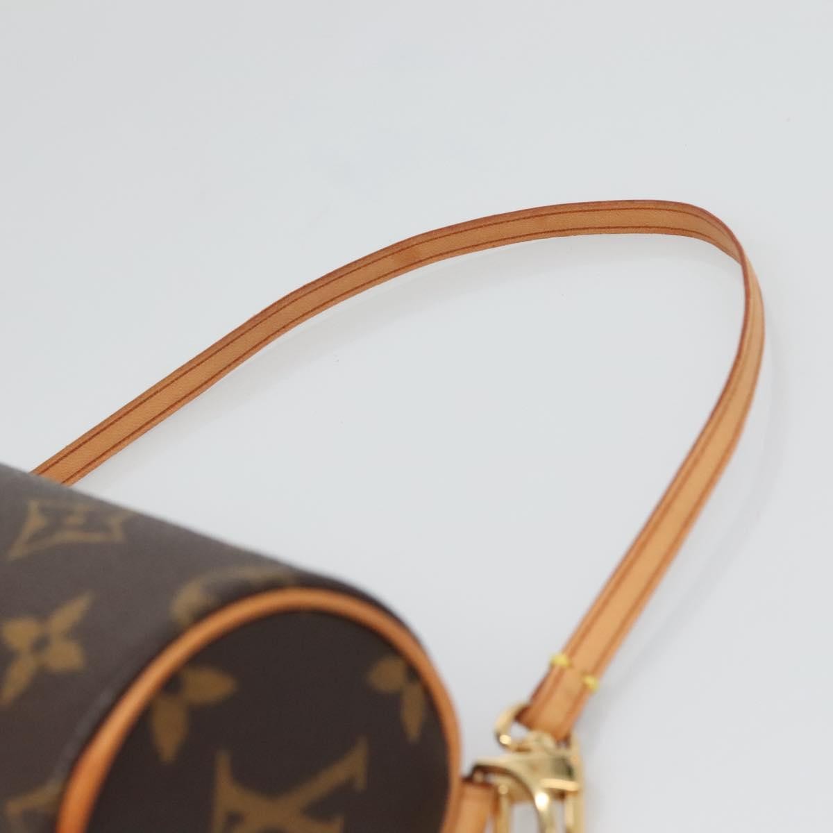 Louis Vuitton Papillon Pochette Monogram Canvas, BROWN, CANVAS, Handbag