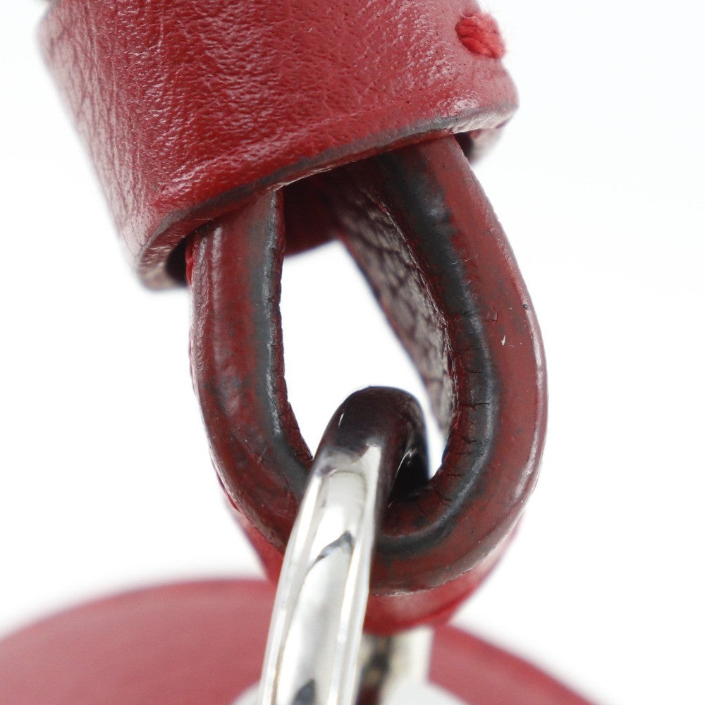 Louis Vuitton Lockme II Handbag Leather, RED, LEATHER, Shoulder bag