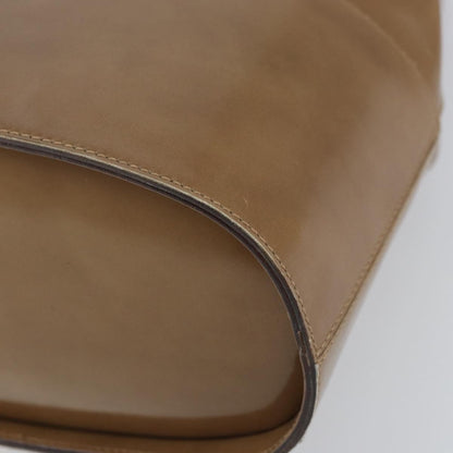 Salvatore Ferragamo Vintage Shoulder Bag Patent leather, BEIGE, PATENT_LEATHER, Shoulder bag