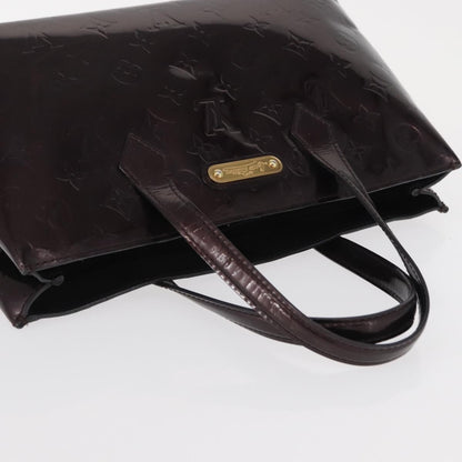 Louis Vuitton Wilshire Handbag Monogram Vernis, BURGUNDY, PATENT_LEATHER, Tote bag