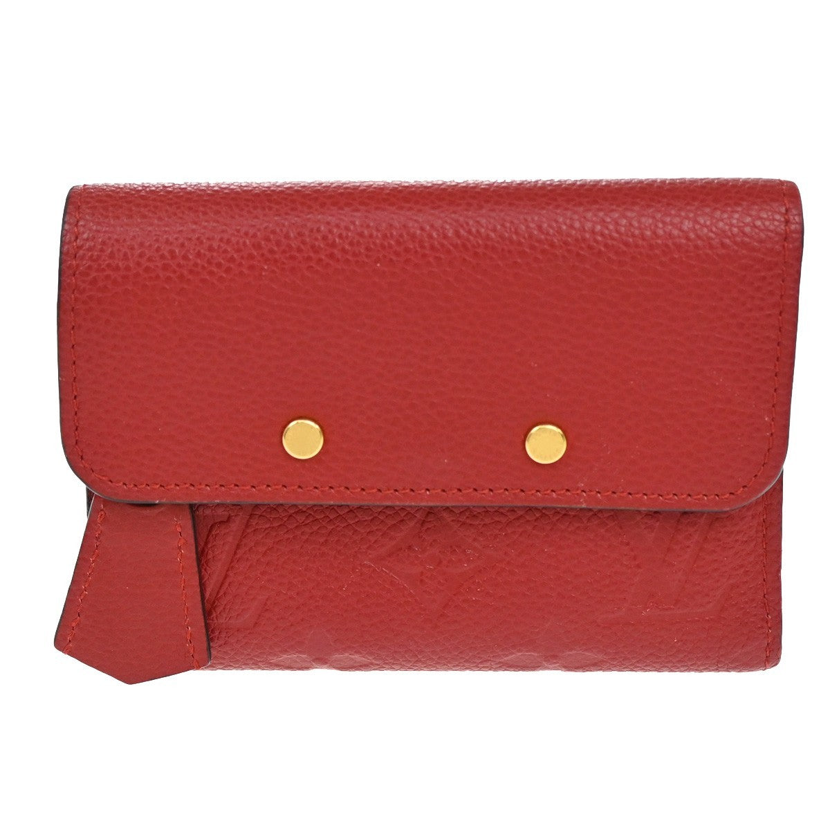 Louis Vuitton Pont Neuf Wallet Monogram Empreinte Leather, RED, LEATHER, Wallets