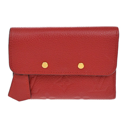 Louis Vuitton Pont Neuf Wallet Monogram Empreinte Leather, RED, LEATHER, Wallets