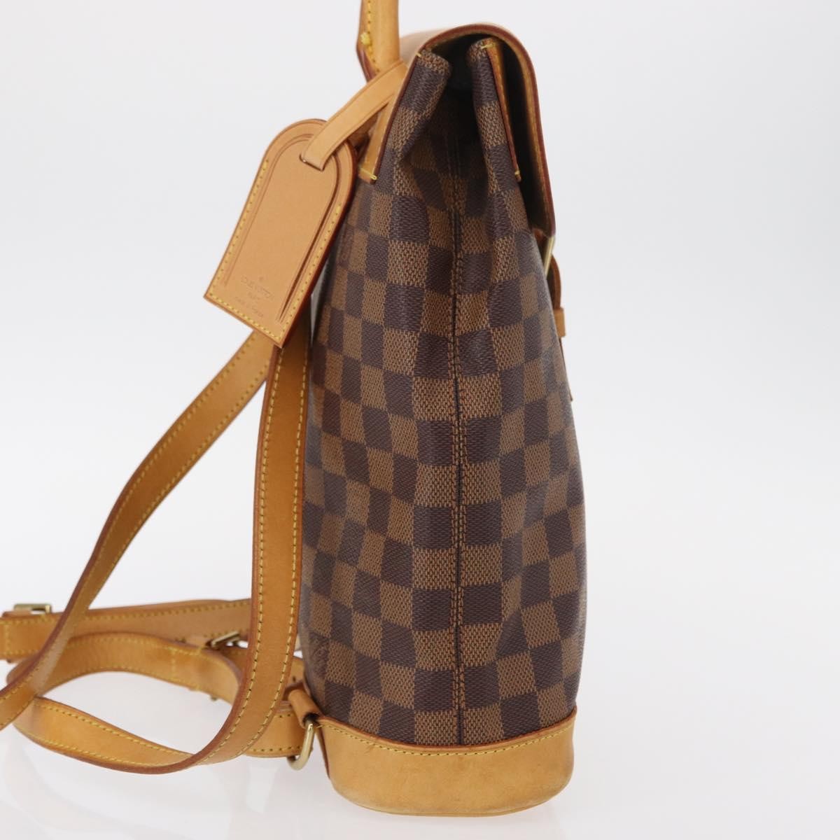 Louis Vuitton Arlequin Backpack Damier, BROWN, CANVAS, Backpack