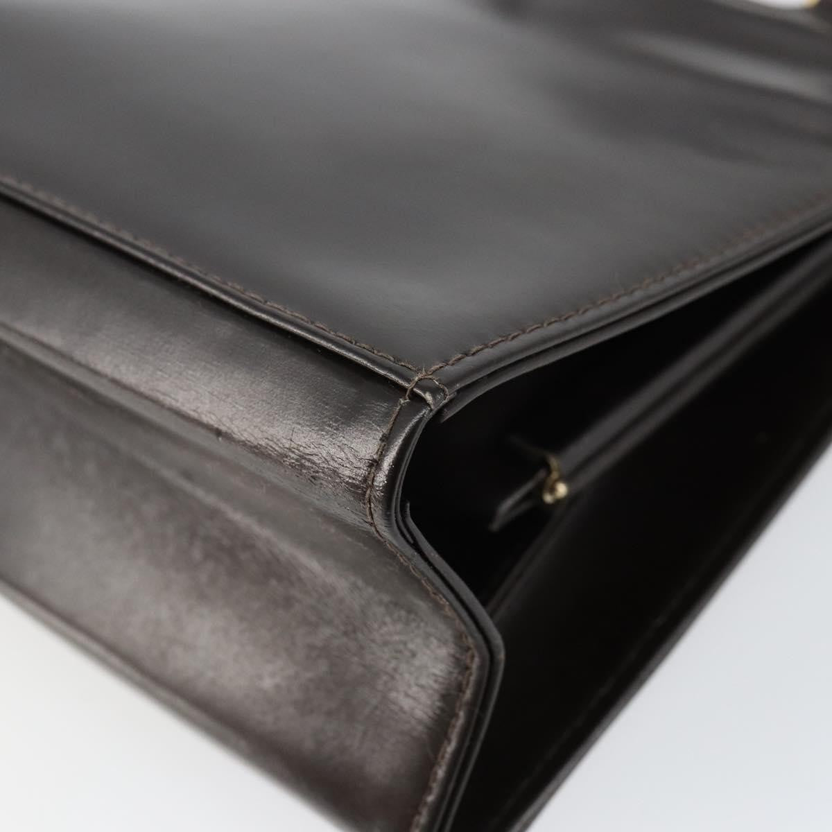 Fendi Vintage Top Handle Bag Leather, BROWN, LEATHER, Handbag