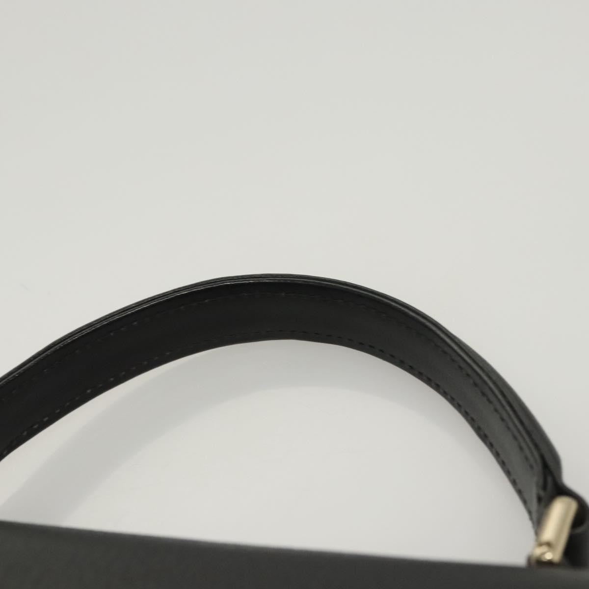 Burberry Vintage Handbag Leather, BLACK, LEATHER, Handbag