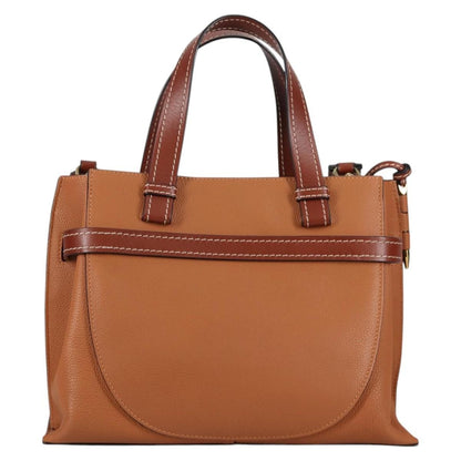 Loewe Gate Tote Leather, BROWN, LEATHER, Tote bag