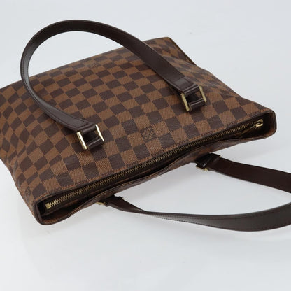 Louis Vuitton Cabas Piano Damier, BROWN, CANVAS, Tote bag