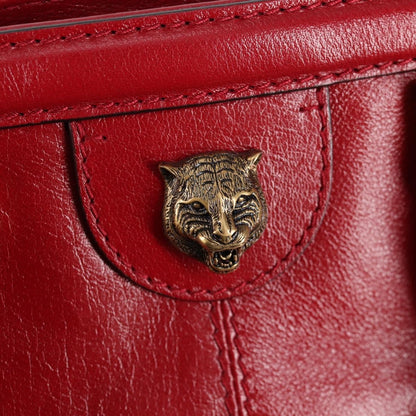 Gucci Rebelle leather red leather, RED, LEATHER, Handbag