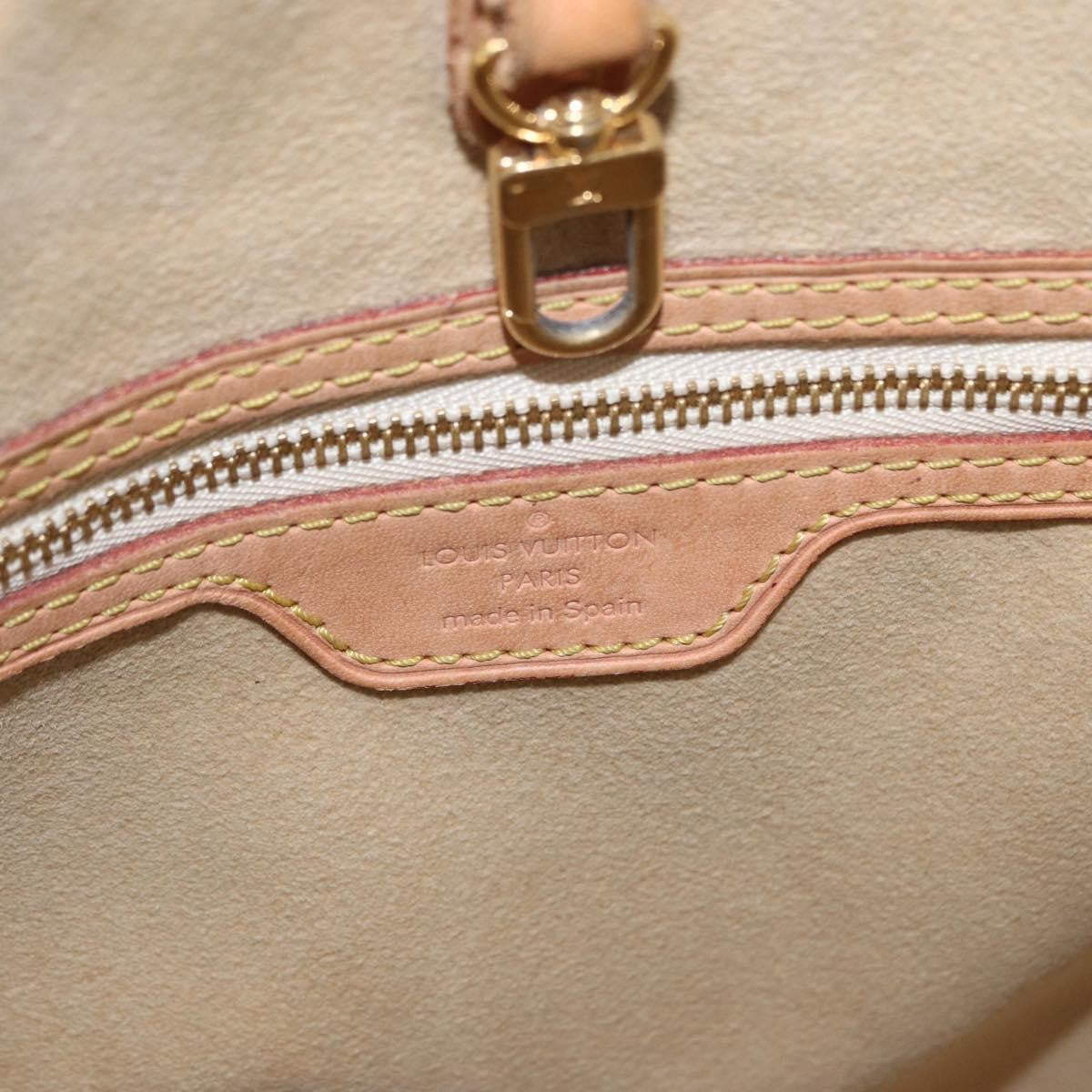 Louis Vuitton Hampstead Handbag Damier, WHITE, CANVAS, Tote bag