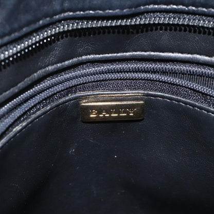 Bally Vintage Chain Shoulder Bag Quilted Leather, BLACK, LEATHER, Shoulder bag