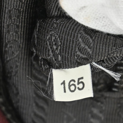 Prada Buckle Messenger Bag Tessuto, BURGUNDY, SYNTHETIC, Crossbody bag