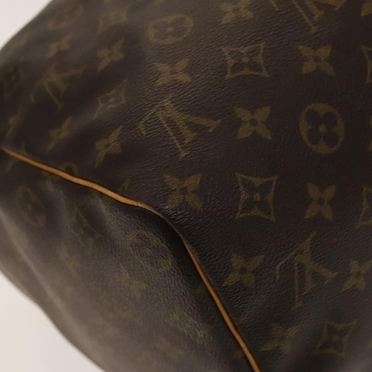Louis Vuitton Keepall Bag Monogram Canvas, BROWN, CANVAS, Travel bag