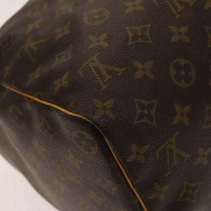Louis Vuitton Keepall Bag Monogram Canvas, BROWN, CANVAS, Travel bag