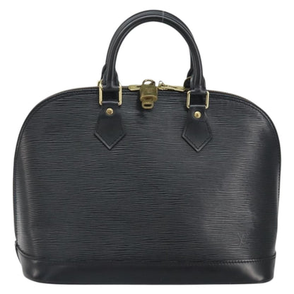 Louis Vuitton Alma Handbag Epi Leather, BLACK, LEATHER, Handbag