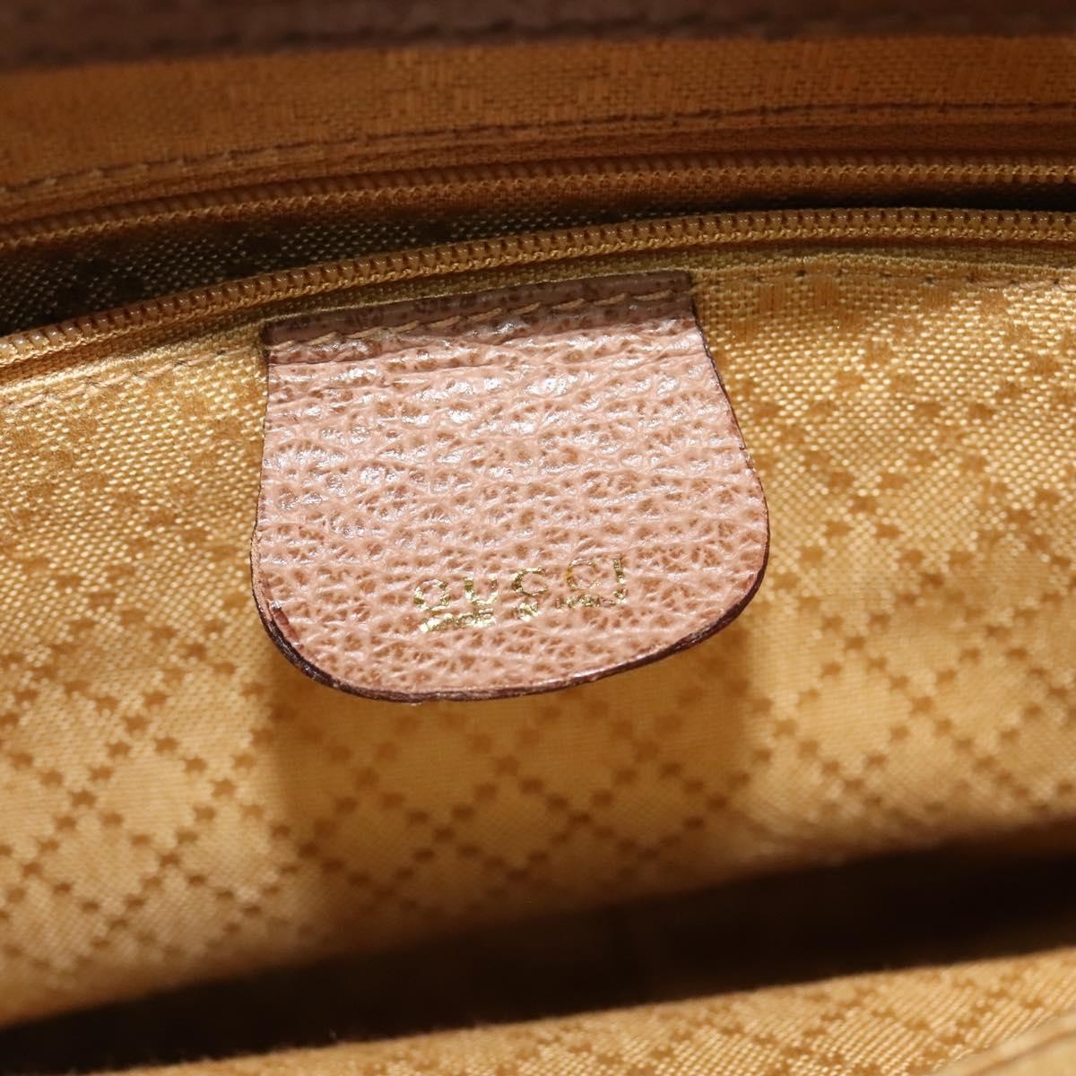 Gucci Bamboo Handle Tote Suede, BROWN, SUEDE, Tote bag