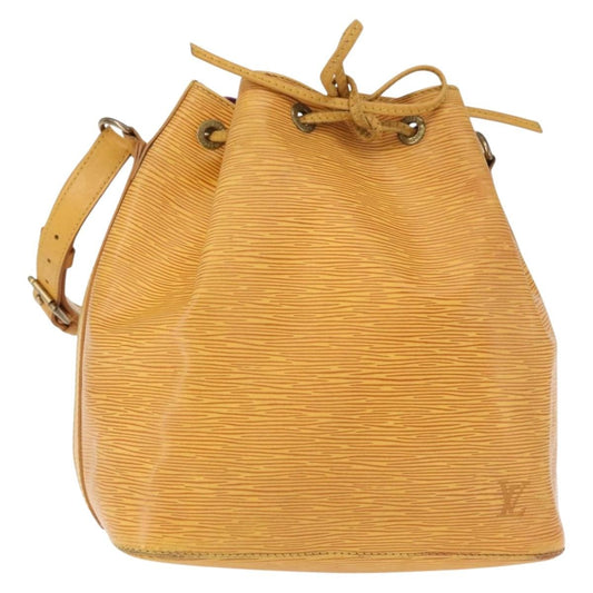 Louis Vuitton Petit Noe Handbag Epi Leather, YELLOW, LEATHER, Shoulder bag