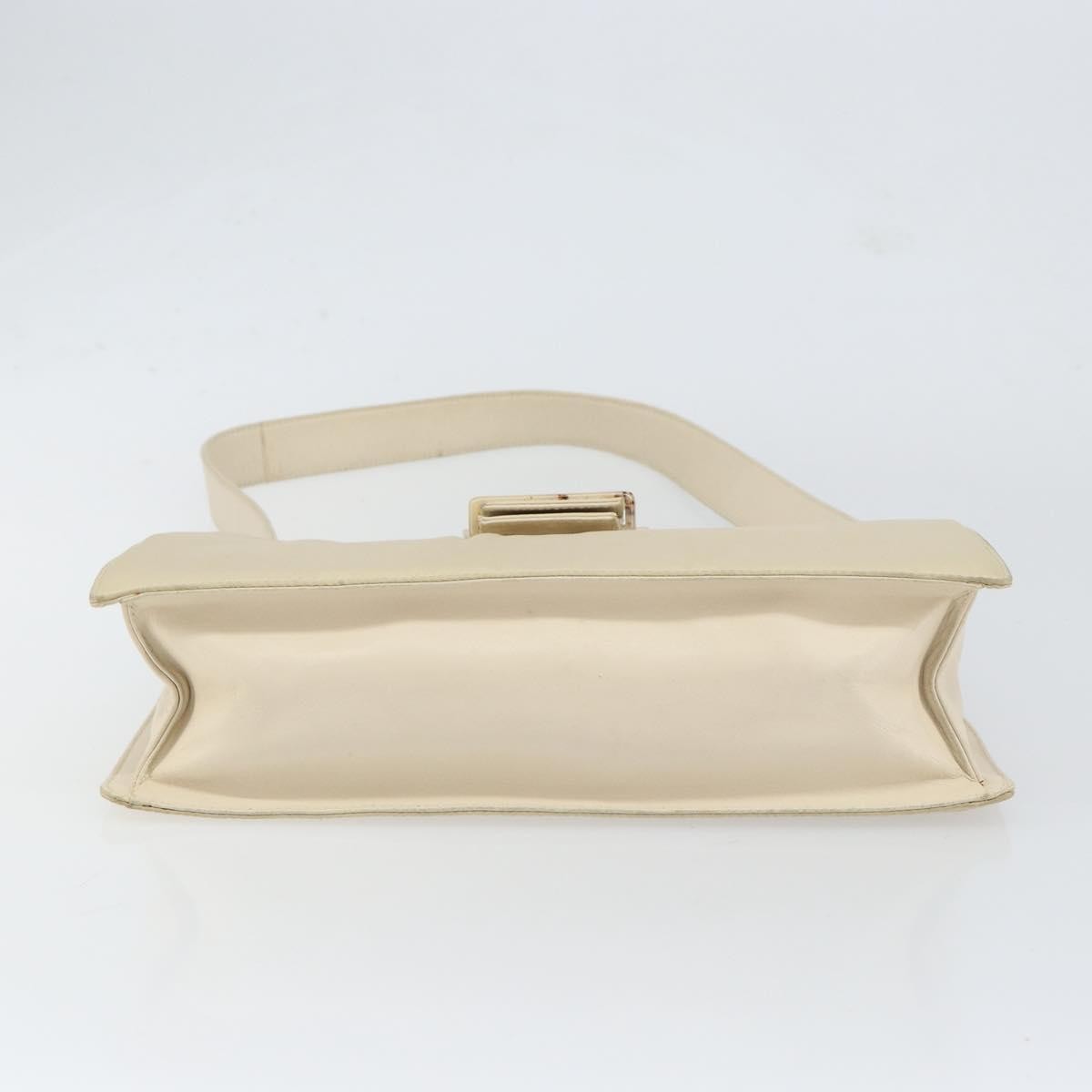 Prada Vintage Shoulder Bag Nylon and Leather, BEIGE, NYLON, Shoulder bag