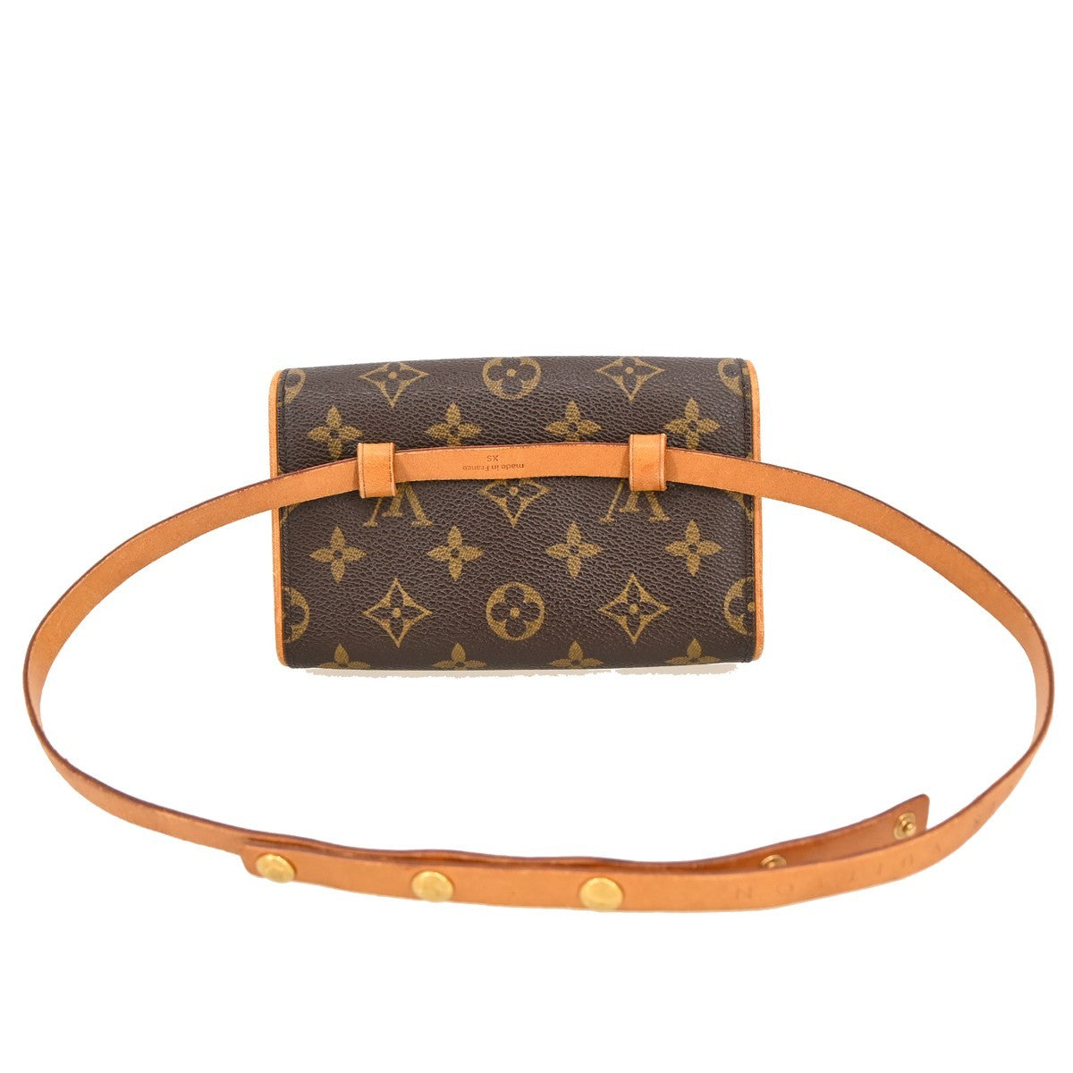 Louis Vuitton Florentine Pochette Monogram Canvas, Brown, Canvas, Clutch