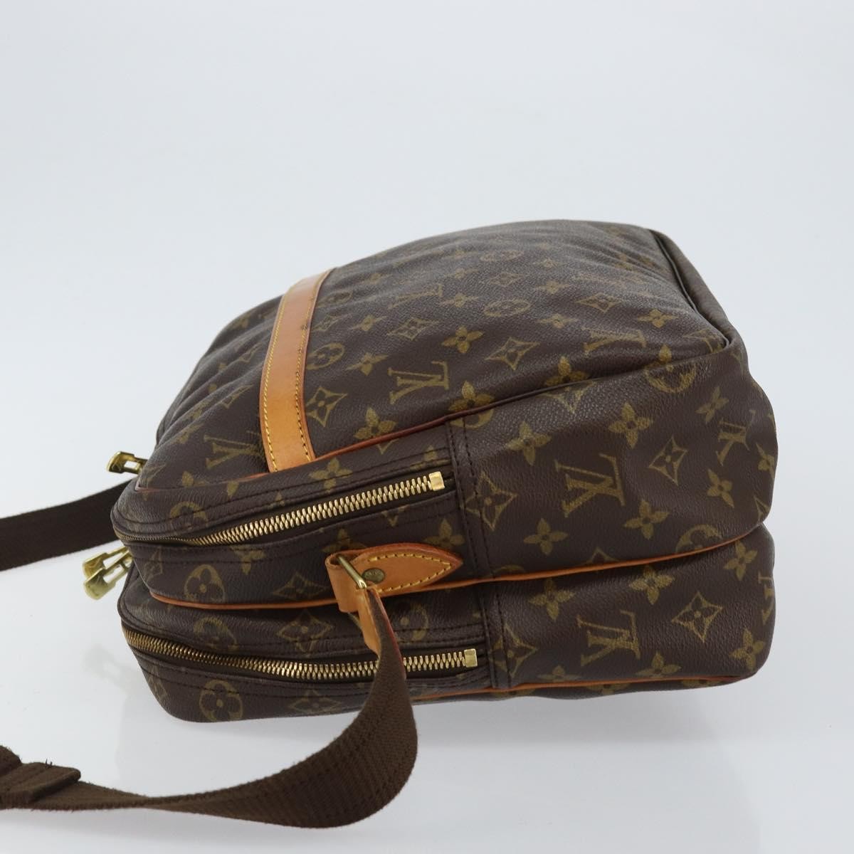Louis Vuitton Reporter Bag Monogram Canvas, BROWN, CANVAS, Shoulder bag