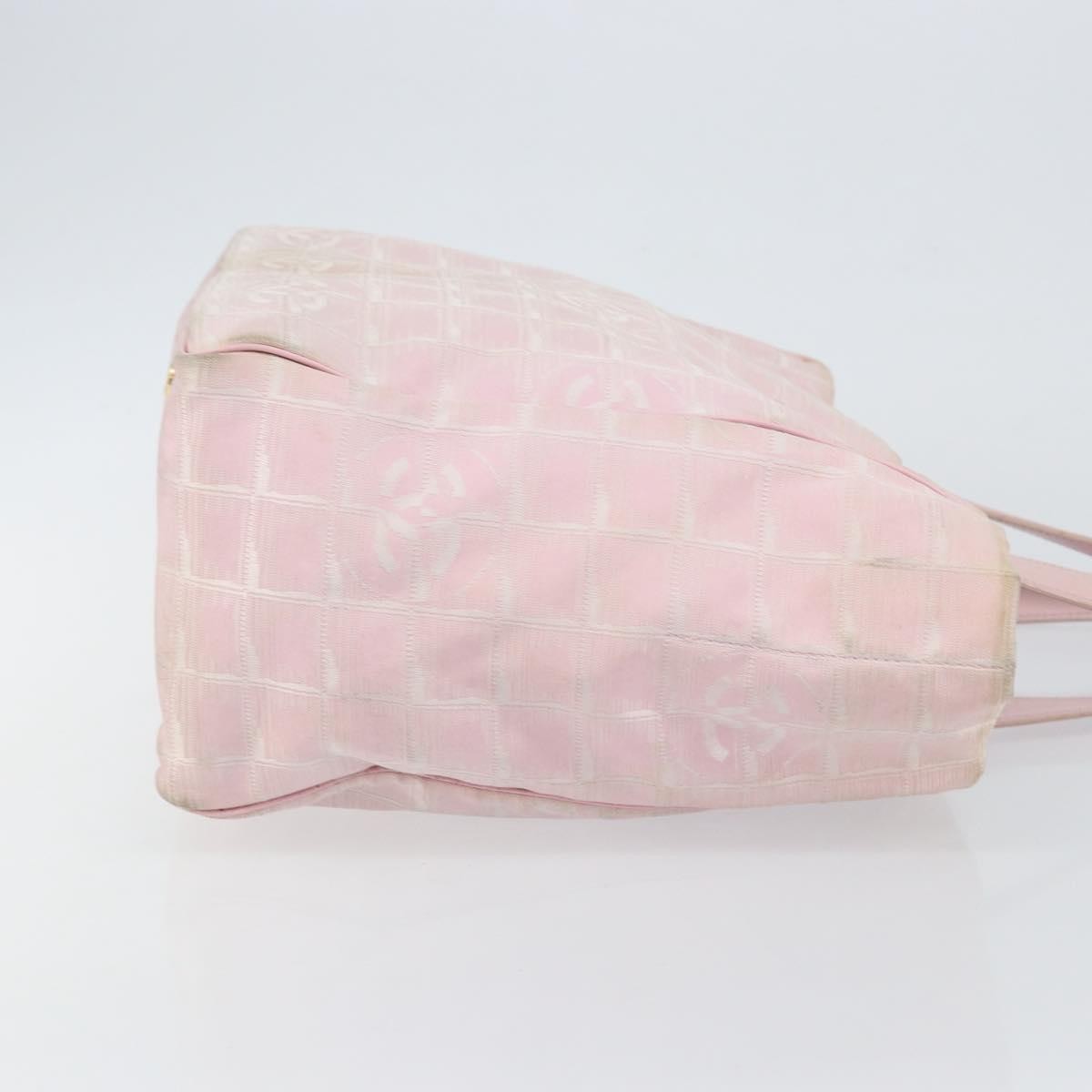 Chanel Travel Line Tote Nylon, PINK, NYLON, Tote bag