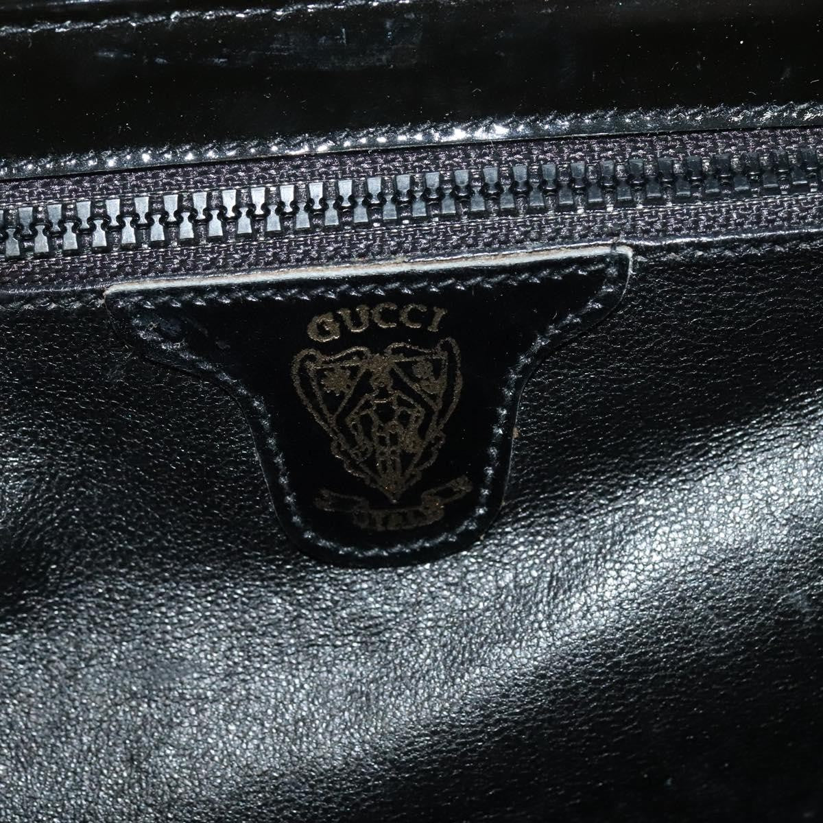 Gucci Vintage Shoulder Bag Patent leather, BLACK, PATENT_LEATHER, Shoulder bag