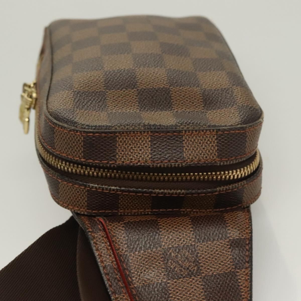 Louis Vuitton Geronimos Waist Bag Damier, BROWN, CANVAS, Shoulder bag