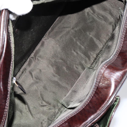 Christian Dior Vintage Saddle Bowler Bag Trotter Canvas, BROWN, CANVAS, Handbag