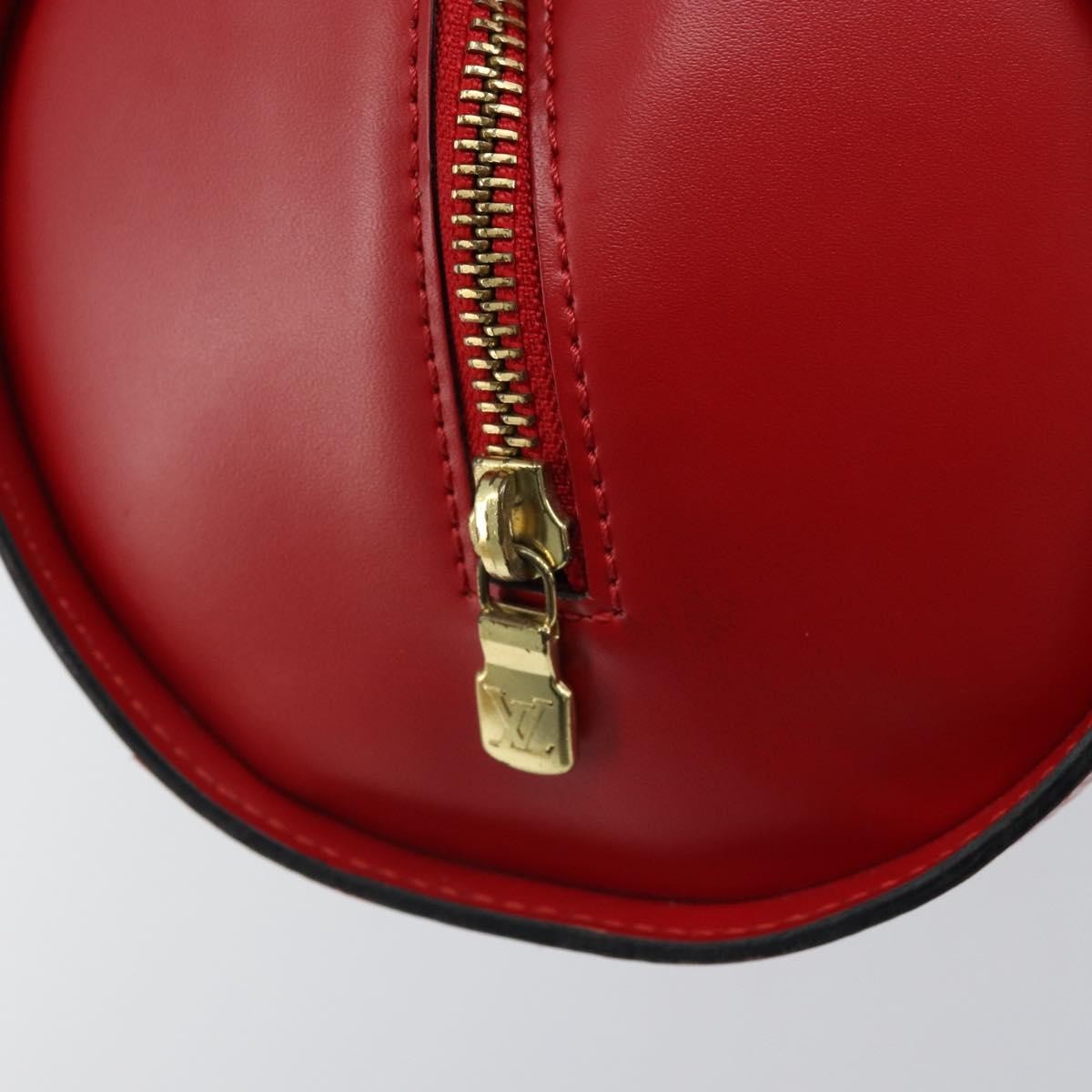 Louis Vuitton Soufflot Handbag Epi Leather, Red, Leather, Handbag