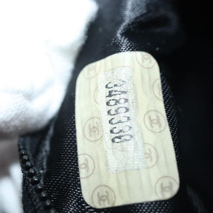 Chanel Vintage Chain Frame Bag Quilted Lambskin, BLACK, LEATHER, Shoulder bag