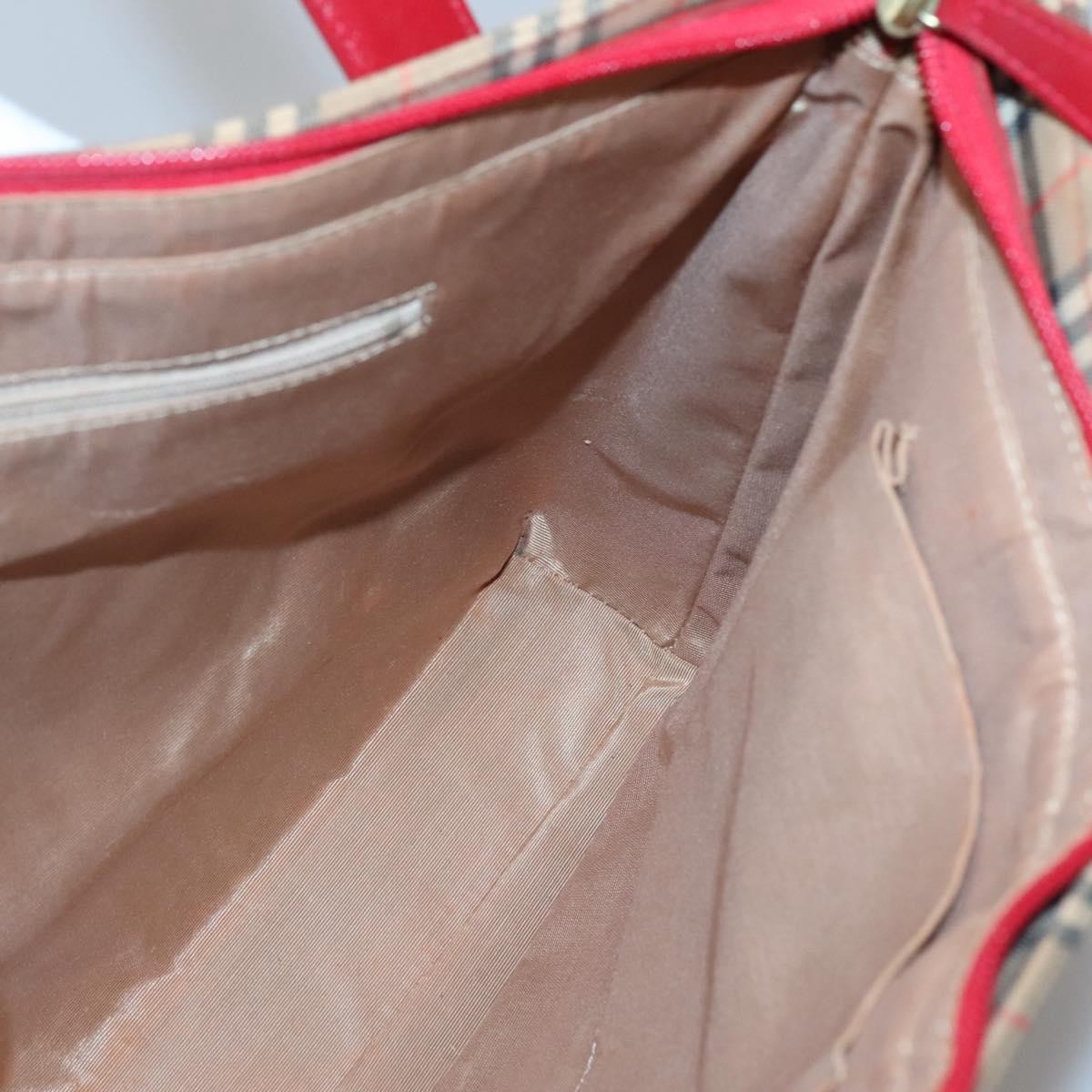 Burberry Nova Check Tote canvas check pattern, BEIGE, CANVAS, Tote bag