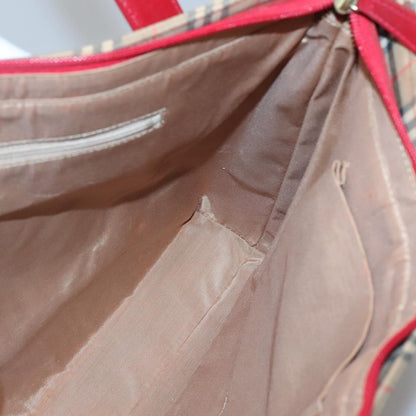 Burberry Nova Check Tote canvas check pattern, BEIGE, CANVAS, Tote bag