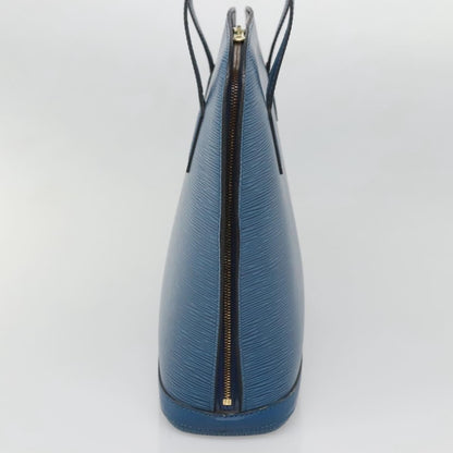 Louis Vuitton Lussac Handbag Epi Leather, BLUE, LEATHER, Shoulder bag
