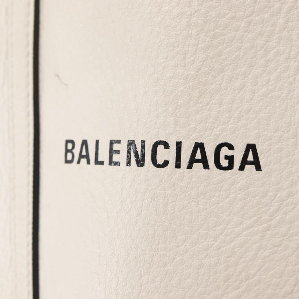 Balenciaga Everyday Tote Leather, WHITE, LEATHER, Tote bag