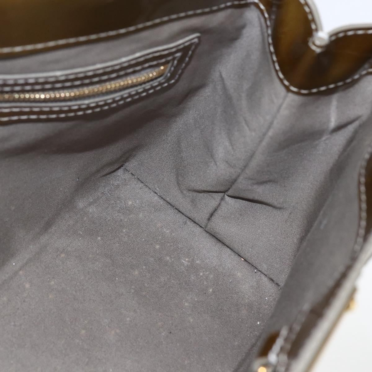 Louis Vuitton Wilshire Handbag Monogram Vernis, KHAKI, PATENT_LEATHER, Handbag