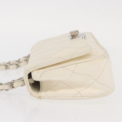 Chanel Reissue 2.55 Flap Bag Leather, WHITE, LEATHER, Shoulder bag