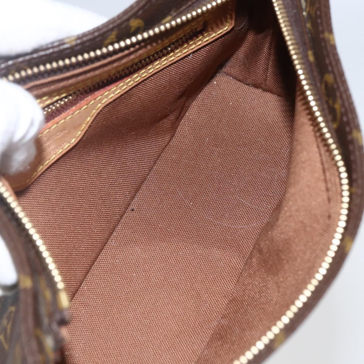 Louis Vuitton Trotteur Handbag Monogram Canvas, BROWN, CANVAS, Clutche & pouche