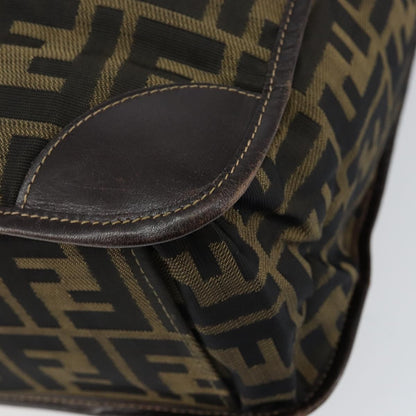 Fendi Zucca Tote bag FF motif, BROWN, CANVAS, Tote bag
