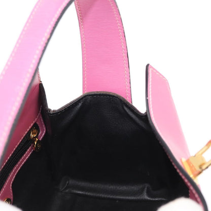 Fendi Vintage Top Handle Bag Leather, PINK, LEATHER, Handbag