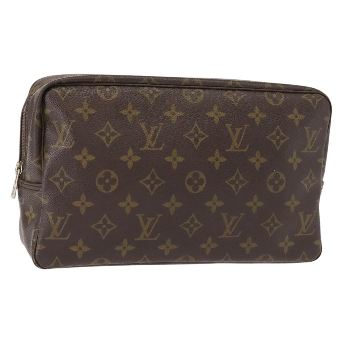 Louis Vuitton Trousse Toilette Monogram Canvas, BROWN, CANVAS, Clutche & pouche