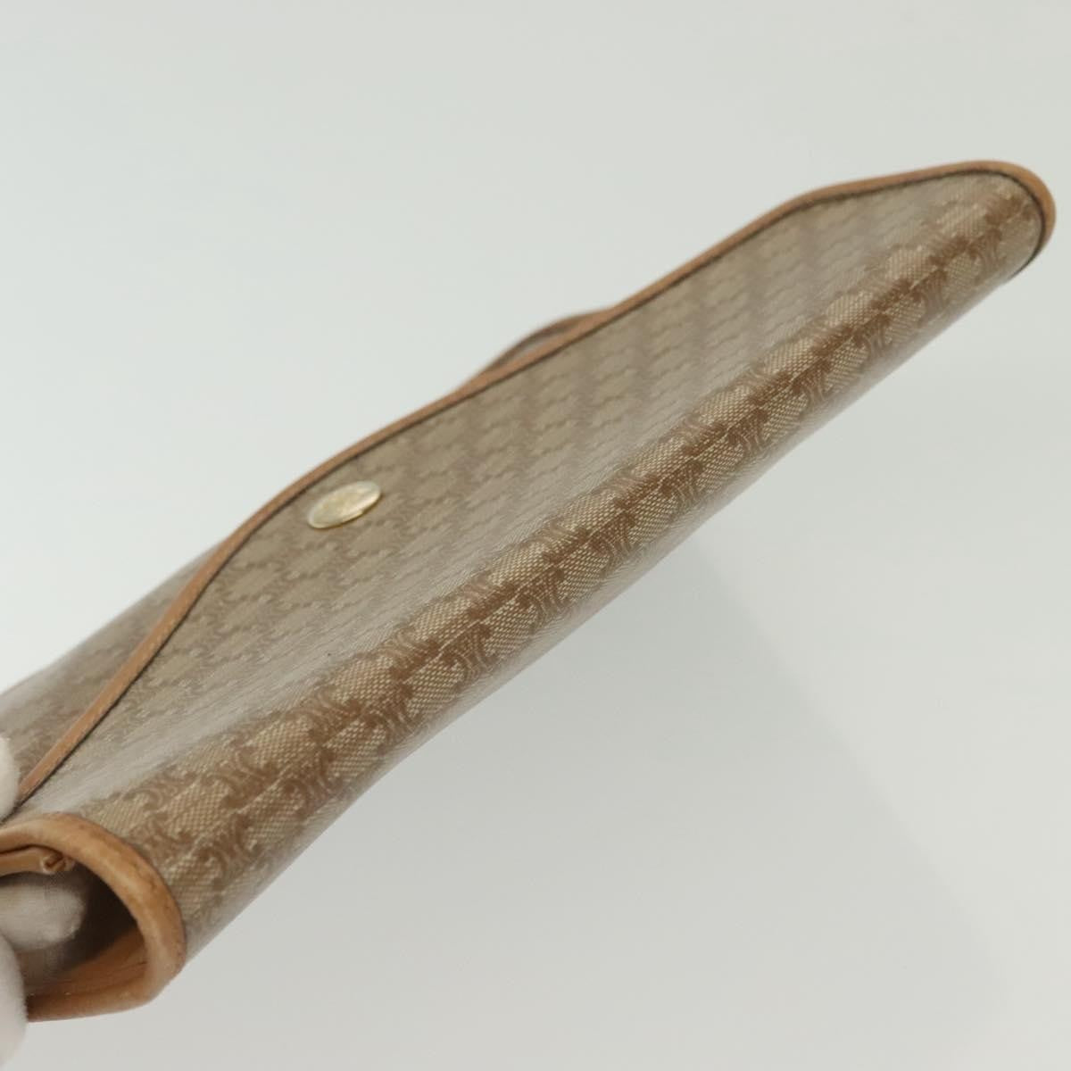 Celine Macadam Pochette Classic, BEIGE, PVC, Clutche & pouche