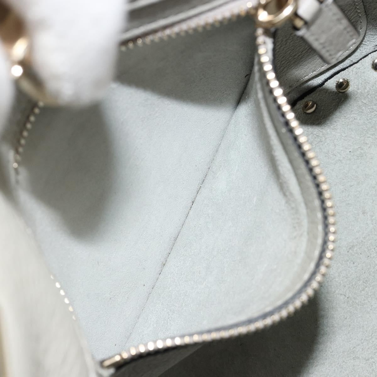 Valentino Garavani Rockstud Tote Textured Leather, Gray, Leather, Tote Bag